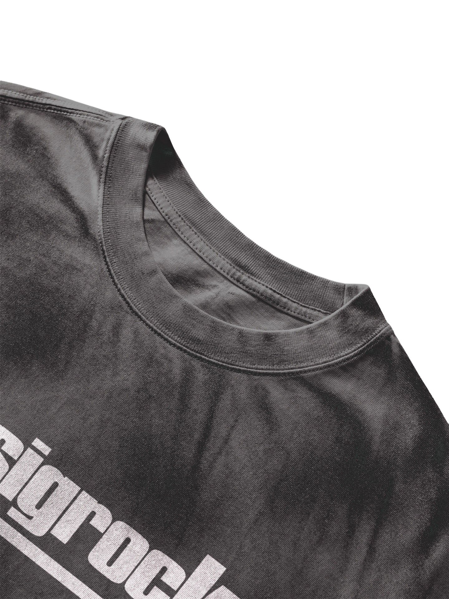 Dirty Washed Loose T-Shirt xx - Ypsigrock (Dark Gray) Front v30