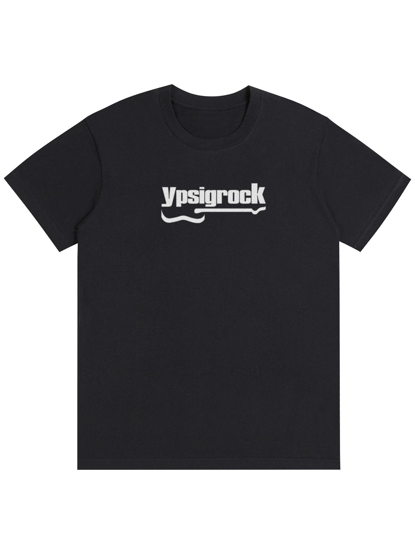 Pure Cotton Unisex T-Shirt xy - Ypsigrock (Black) Front 2 v1