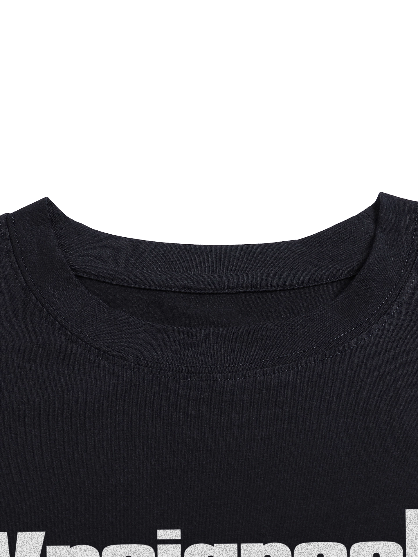 Pure Cotton Unisex T-Shirt xy - Ypsigrock (Black) Front 3 v1