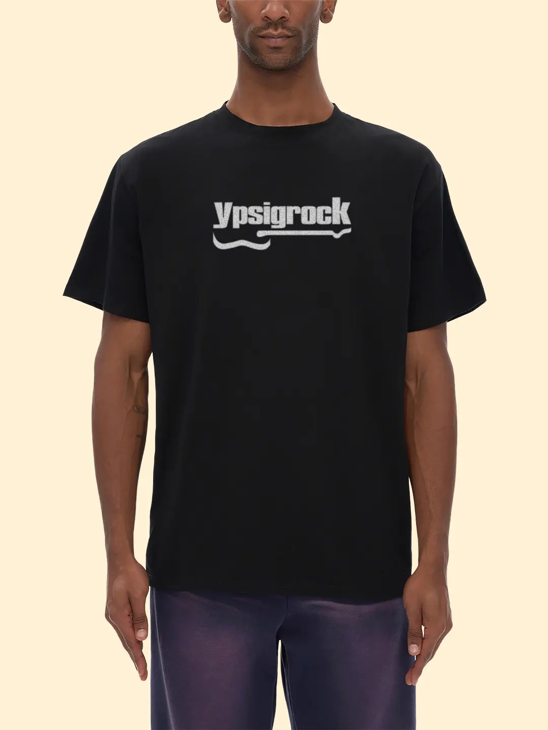 Ypsigrock - Musicwear Pure Cotton T-Shirt - xy (Black)