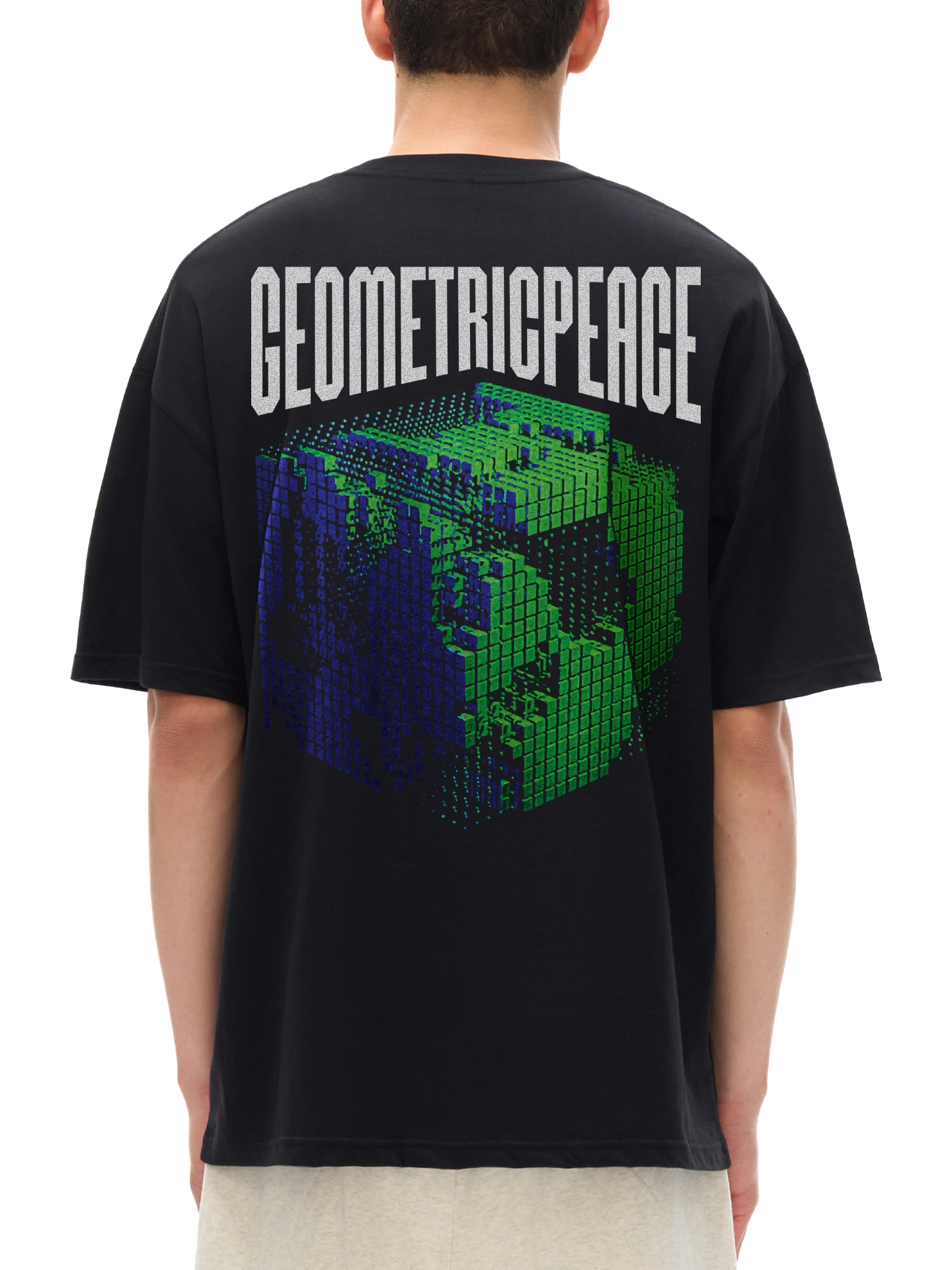 Mountain Piercer Musicwear Loose Drop Shoulder T-Shirt xy Back 20