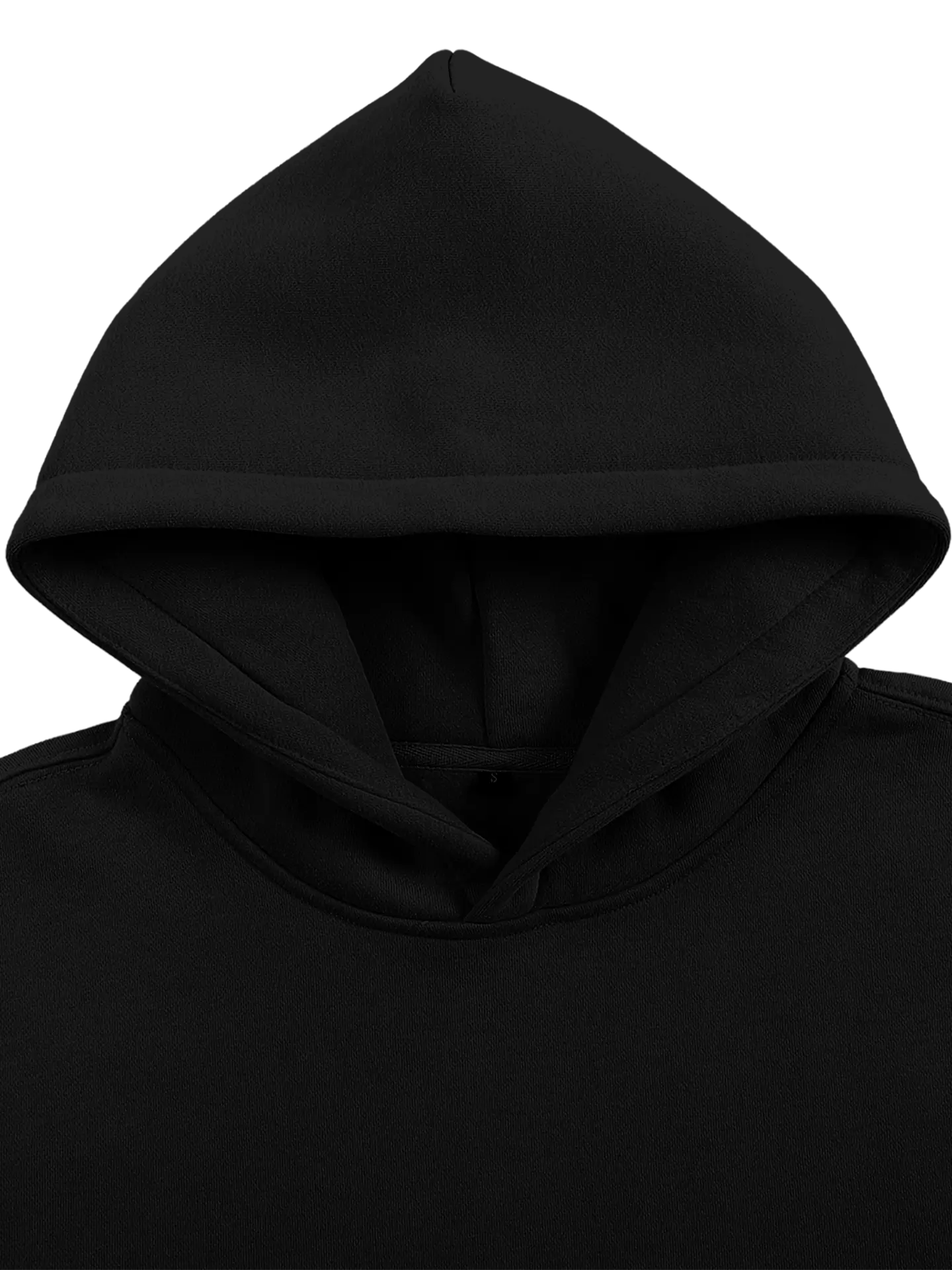 Mountain Piercer Oversize Fleeced Hoodie Fabric 30 (Black) xy