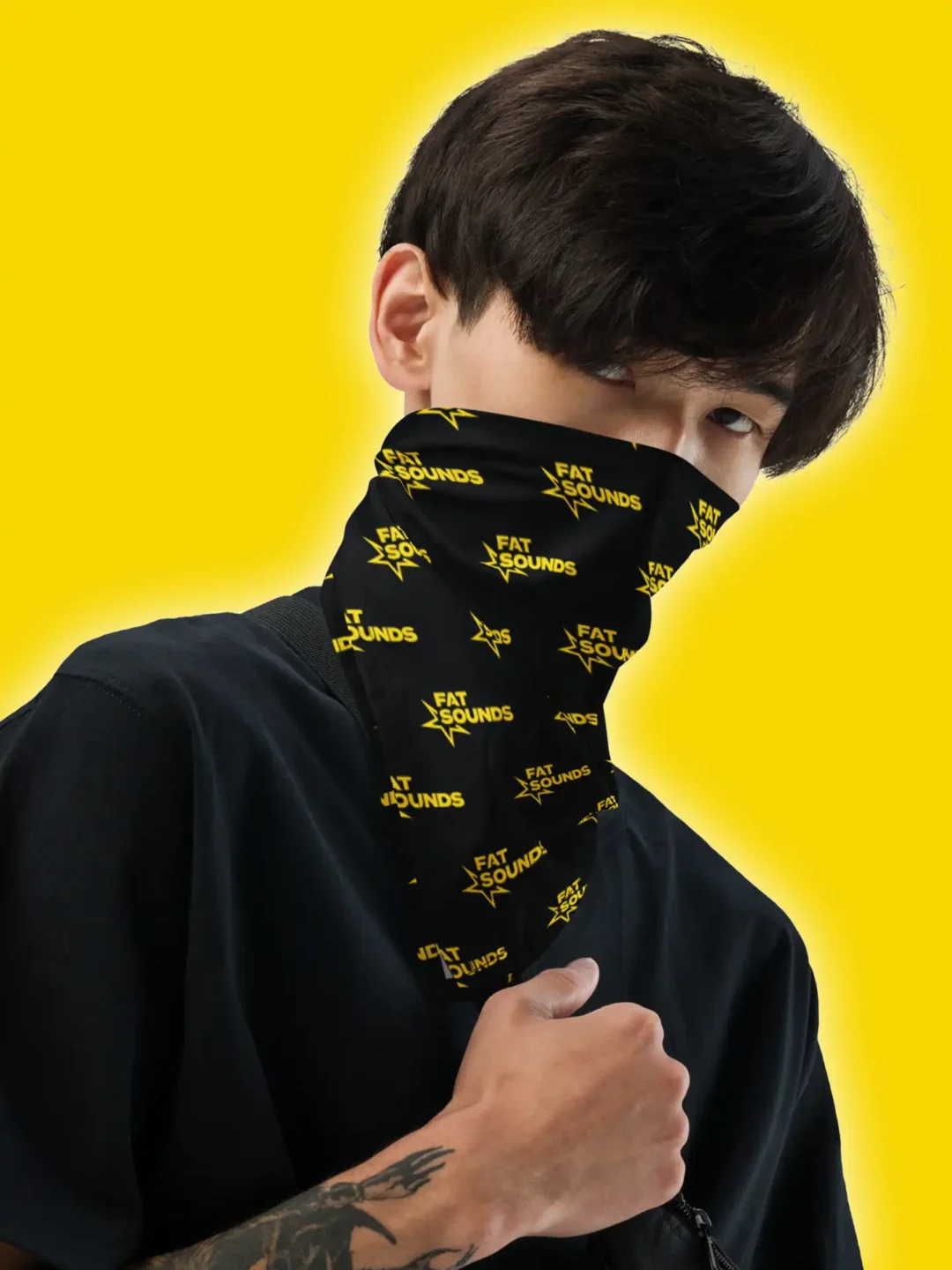 Fat Sounds - Musicwear Bandana (Black)