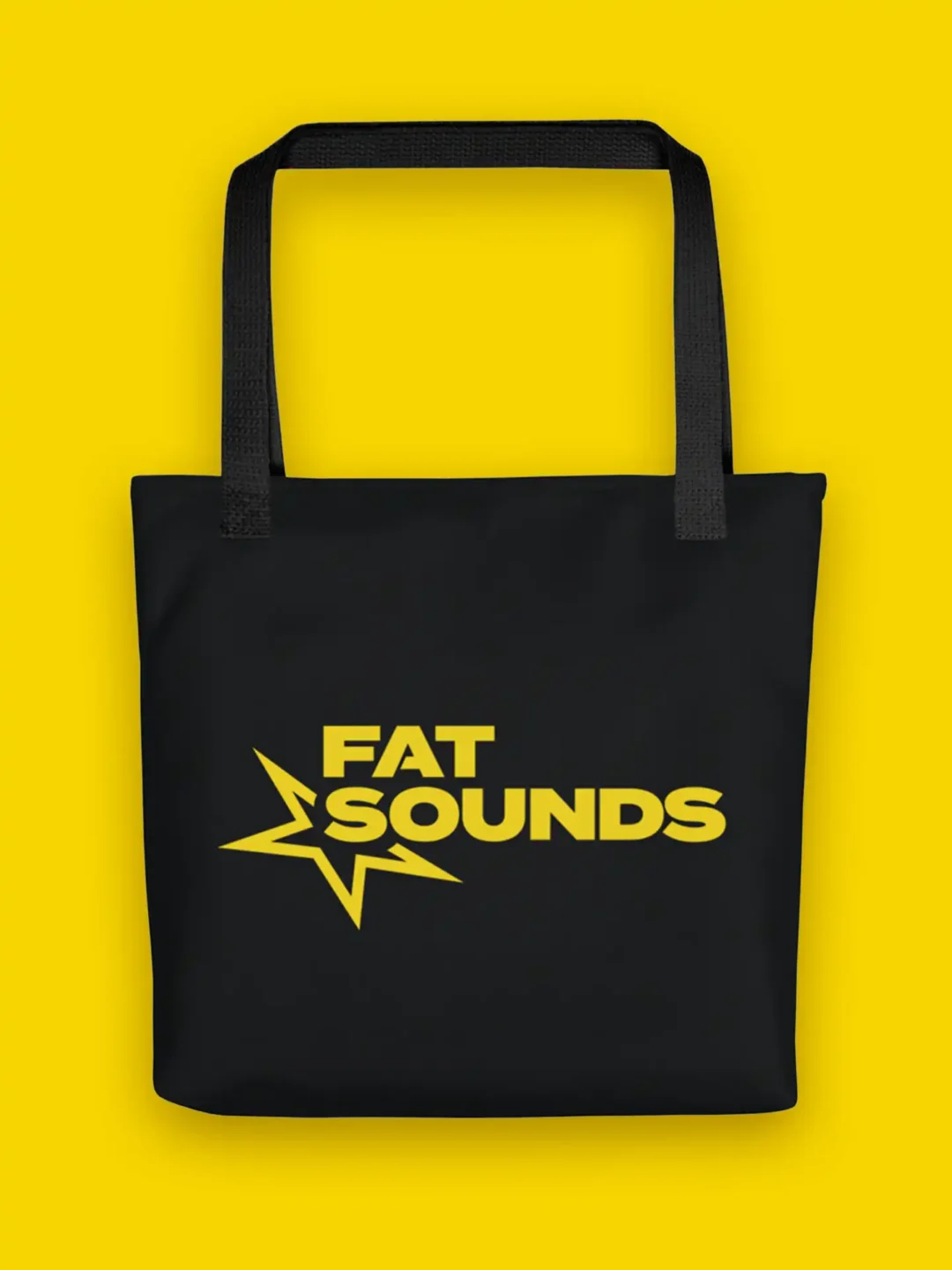 Fat Sounds - Musicwear Tote Bag (Black)