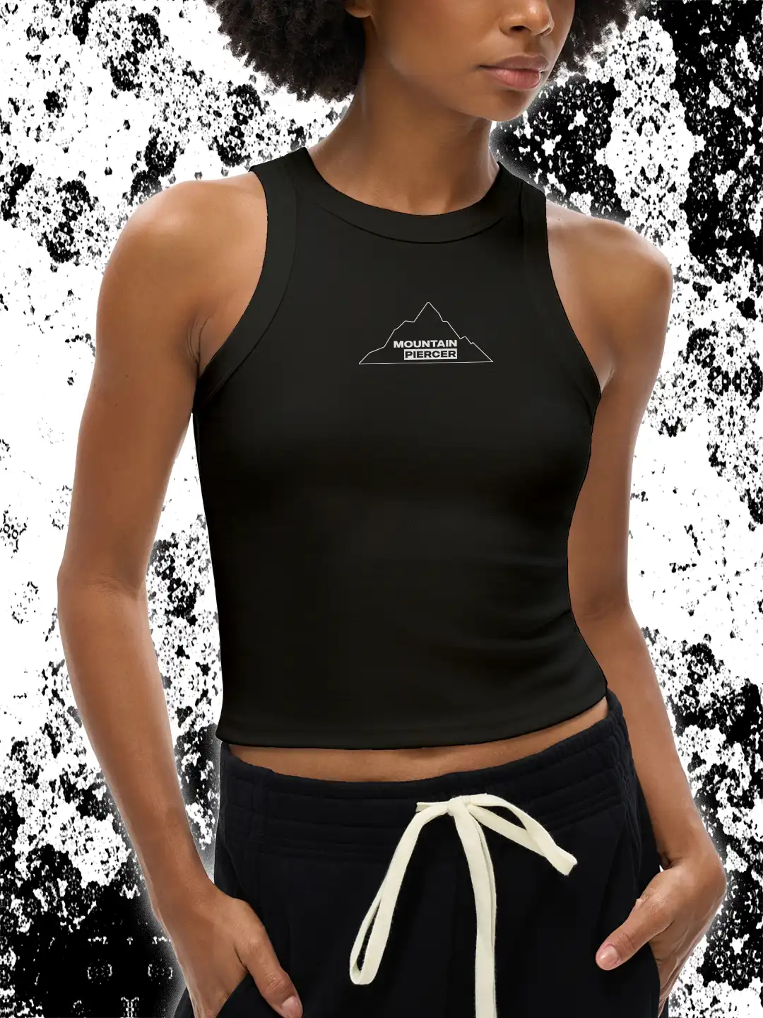 Mountain Piercer - Musicwear Snow Washed Tank Top (Black)