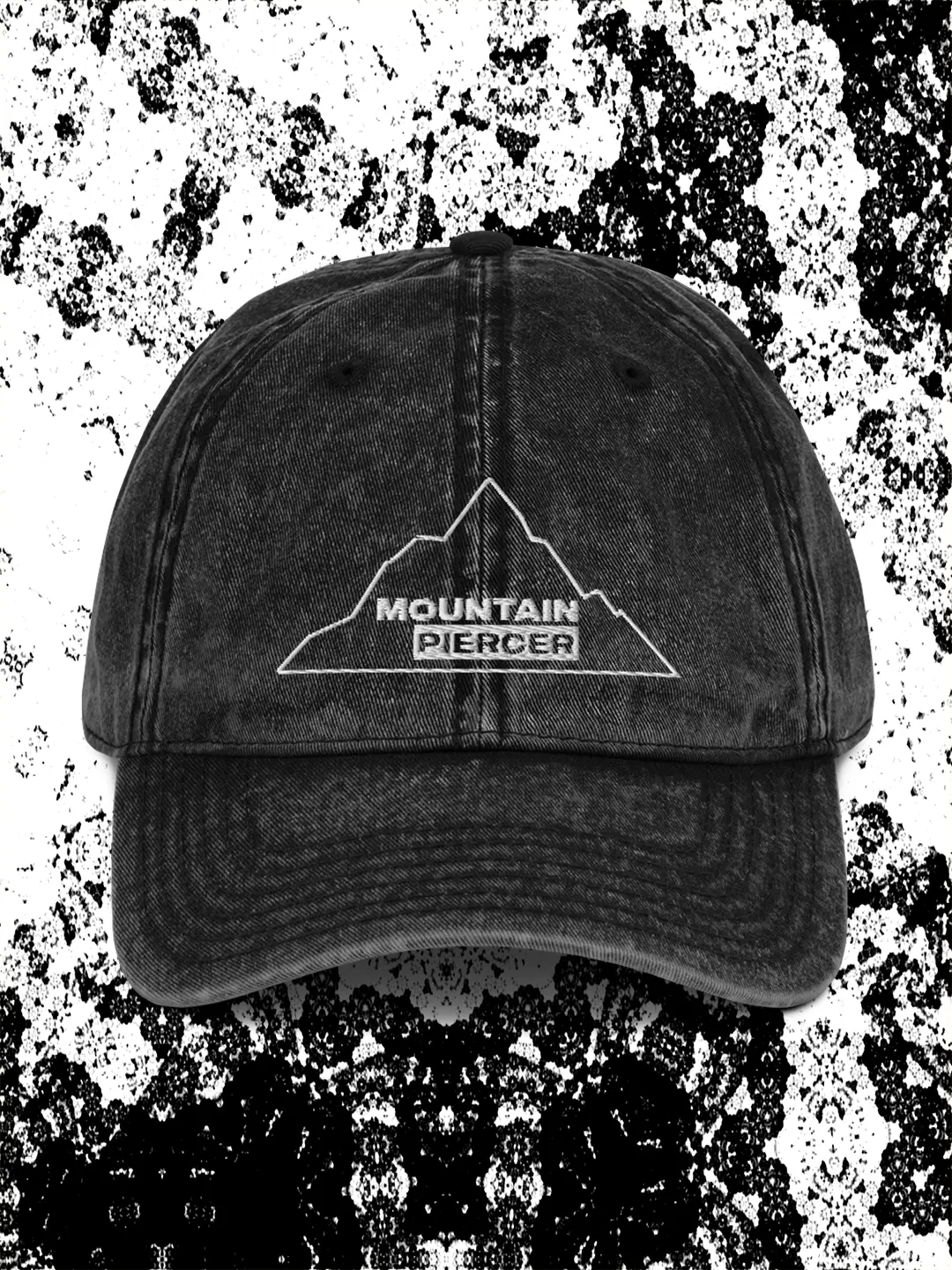 Mountain Piercer - Musicwear Vintage Cap (Black)
