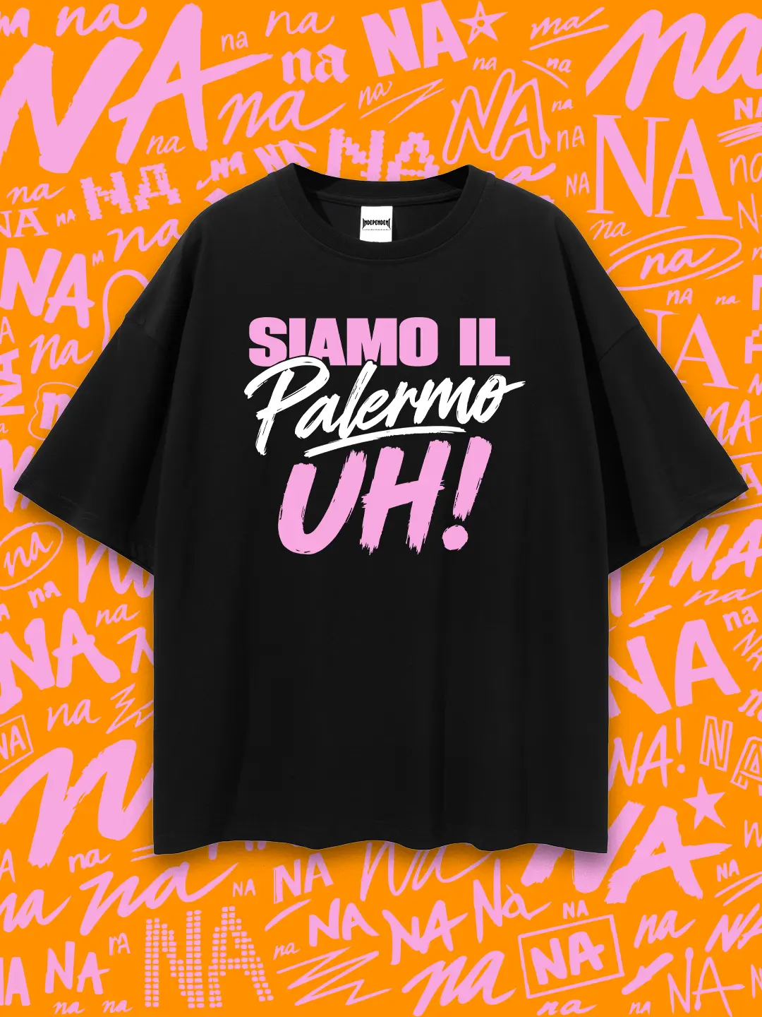 Siamo il Palermo - Oversize T-Shirt (Black)
